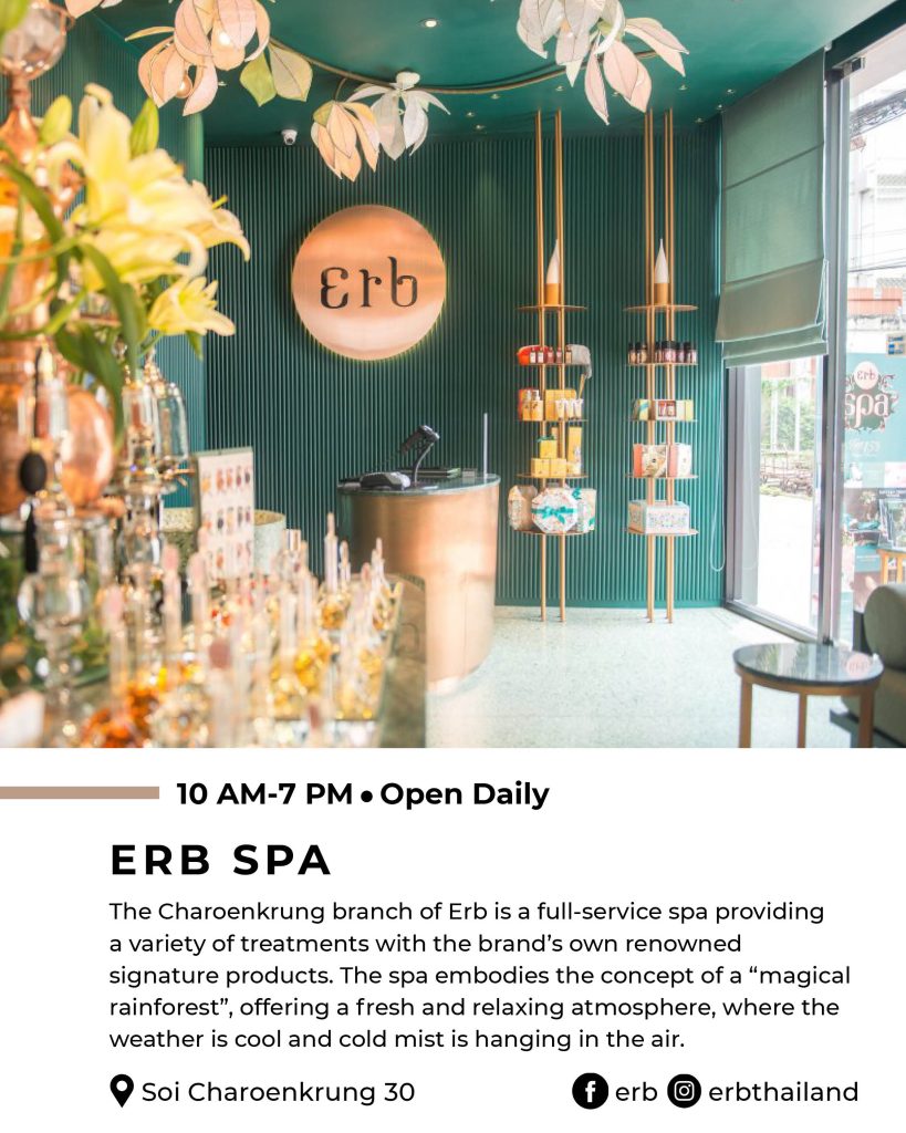 Erb Spa, Charoenkrung branch